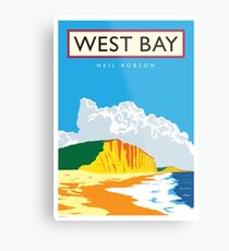 West Bay, Dorset Metal Print