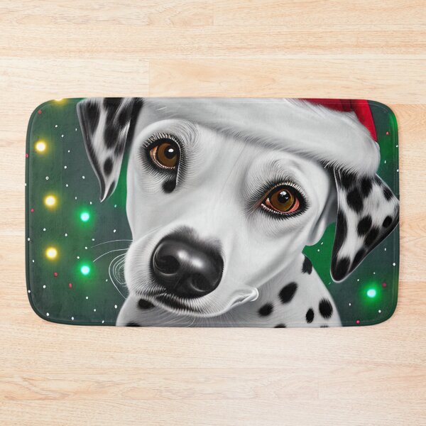 Item preview,  Christmas Dalmation Wearing A Santa Hat designed and sold by ZenEverAI.