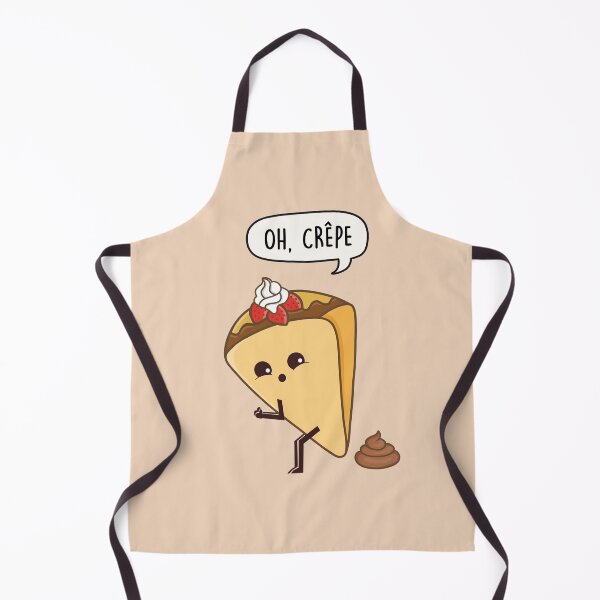 Item preview, Oh, crepe - Pooping crepe Pun designed and sold by LEFDDesigns.