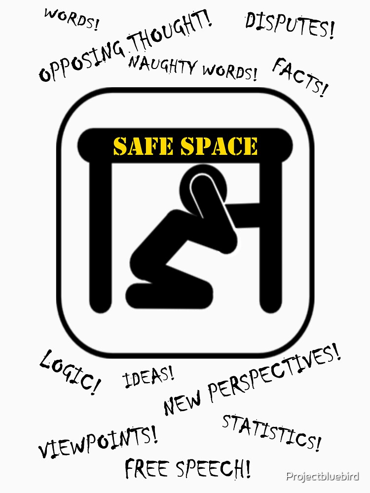 "Safe Space" Tshirt by Projectbluebird Redbubble