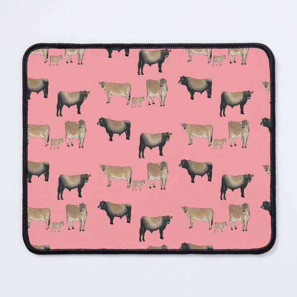 Item preview, Jersey Cows Pattern Pink designed and sold by Ashley Gagnon.