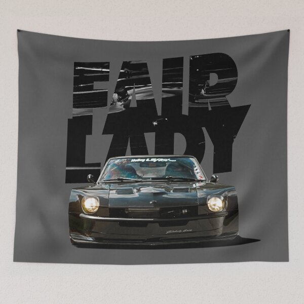 Item preview, THE V8 DATSUN - FAIRLADY Z06 - Black on Grey designed and sold by boltjesdesign.