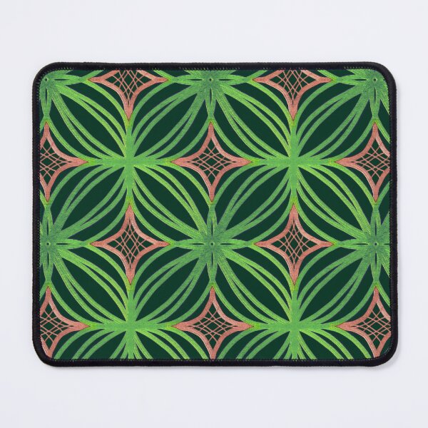 Item preview, Retro Metallic Green & Gold Line Pattern designed and sold by Jane Izzy Designs.