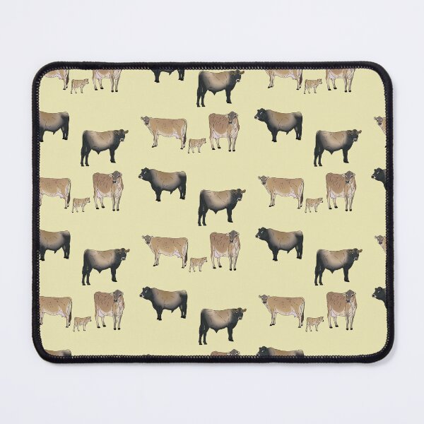 Item preview, Jersey Cows Pattern Yellow designed and sold by Ashley Gagnon.
