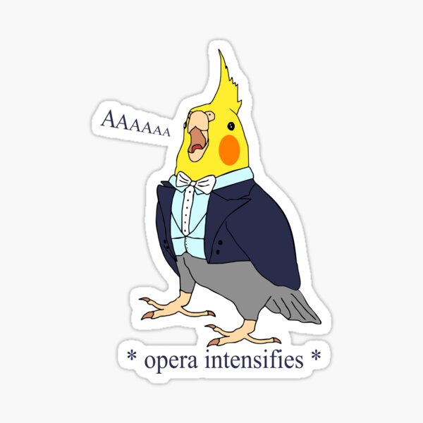 Opera cocktiel Sticker