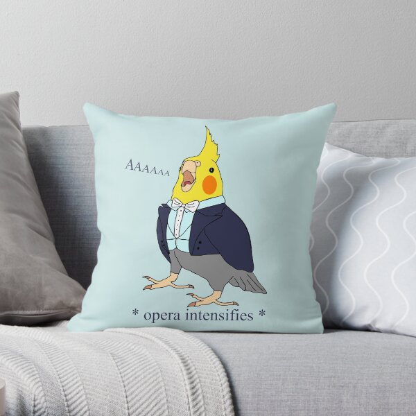 Opera cocktiel Throw Pillow