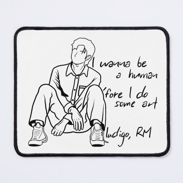 Item preview, “Yun” Indigo by RM lyrics designed and sold by Gemimai Art.