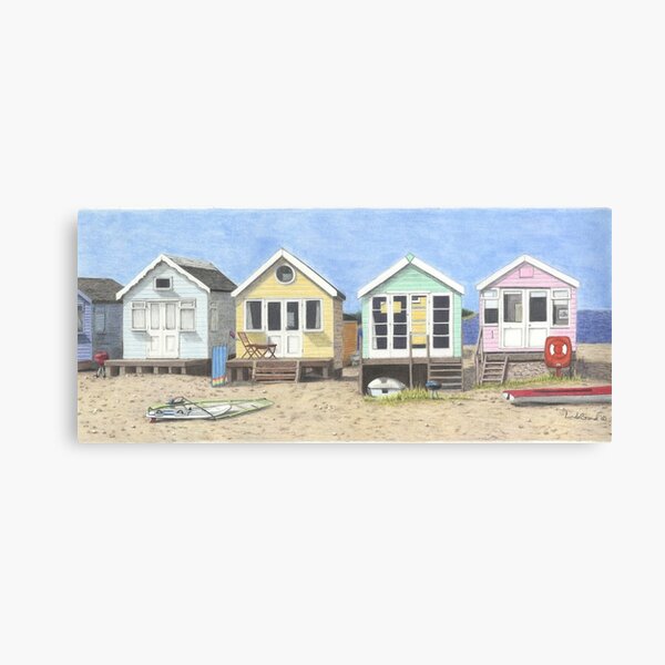 Item preview, Beach Huts, Mudeford designed and sold by LindaBrand.