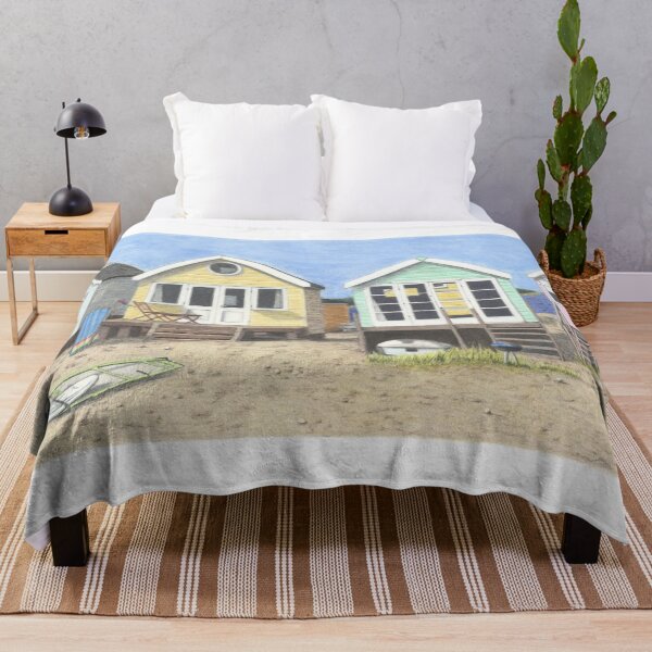 Item preview, Beach Huts, Mudeford designed and sold by LindaBrand.