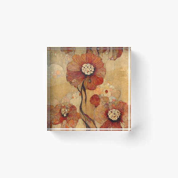 Item preview, Burnt Orange Petal Paradise designed and sold by BellasArtStudio.