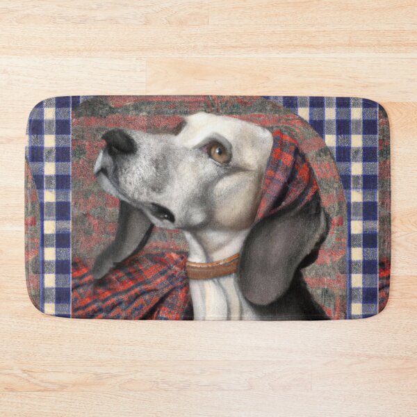 Item preview, Gingham Dog in style of Raphael (AI Generated Art) designed and sold by Cowboy Folly.