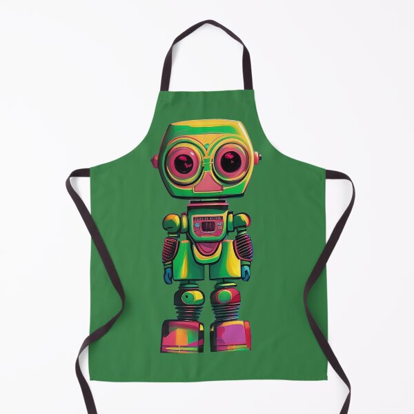 Item preview, Robotics Stem Steam Science SciFi Colorful Cute Robot designed and sold by CattlettArt.