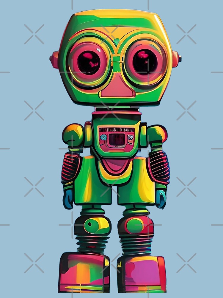 Robotics Stem Steam Science SciFi Colorful Cute Robot Sticker for Sale by  CattlettArt