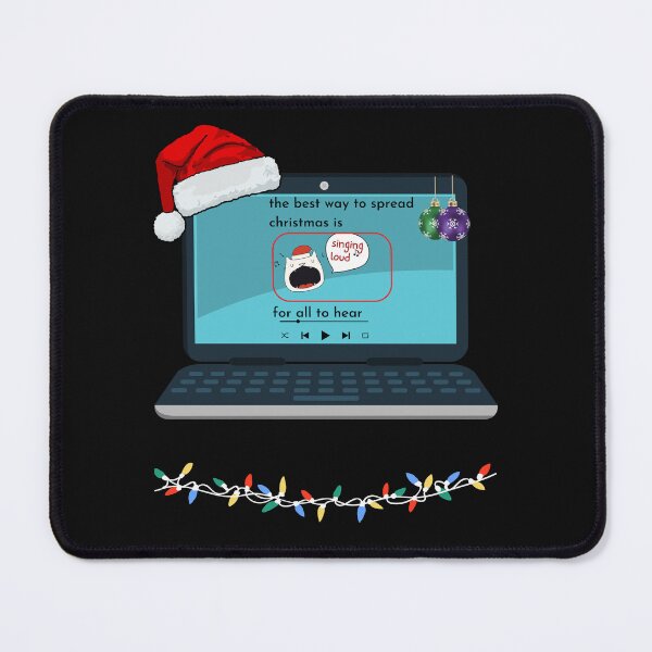 Item preview, Virtual Cat Christmas Carol singing design designed and sold by t1n3333.