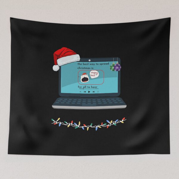 Item preview, Virtual Cat Christmas Carol singing design designed and sold by t1n3333.