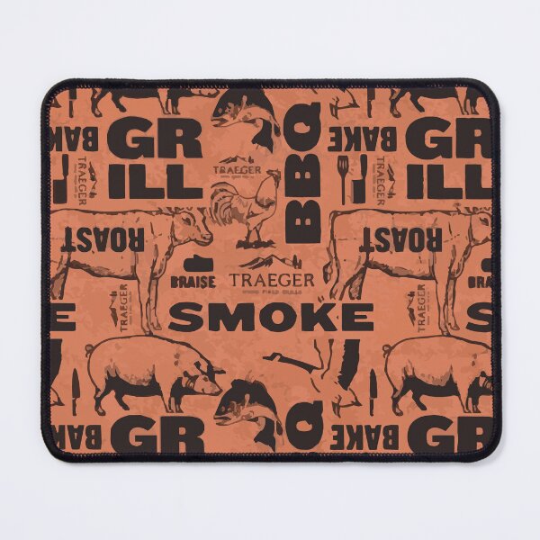 Item preview, Traeger BBQ Smoker Butcher Pattern designed and sold by hookline.