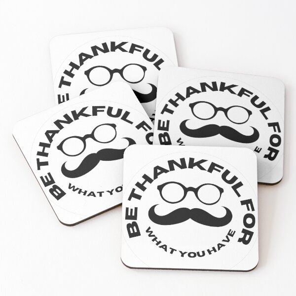 Item preview, Be thankful mustache designed and sold by dwangarts.