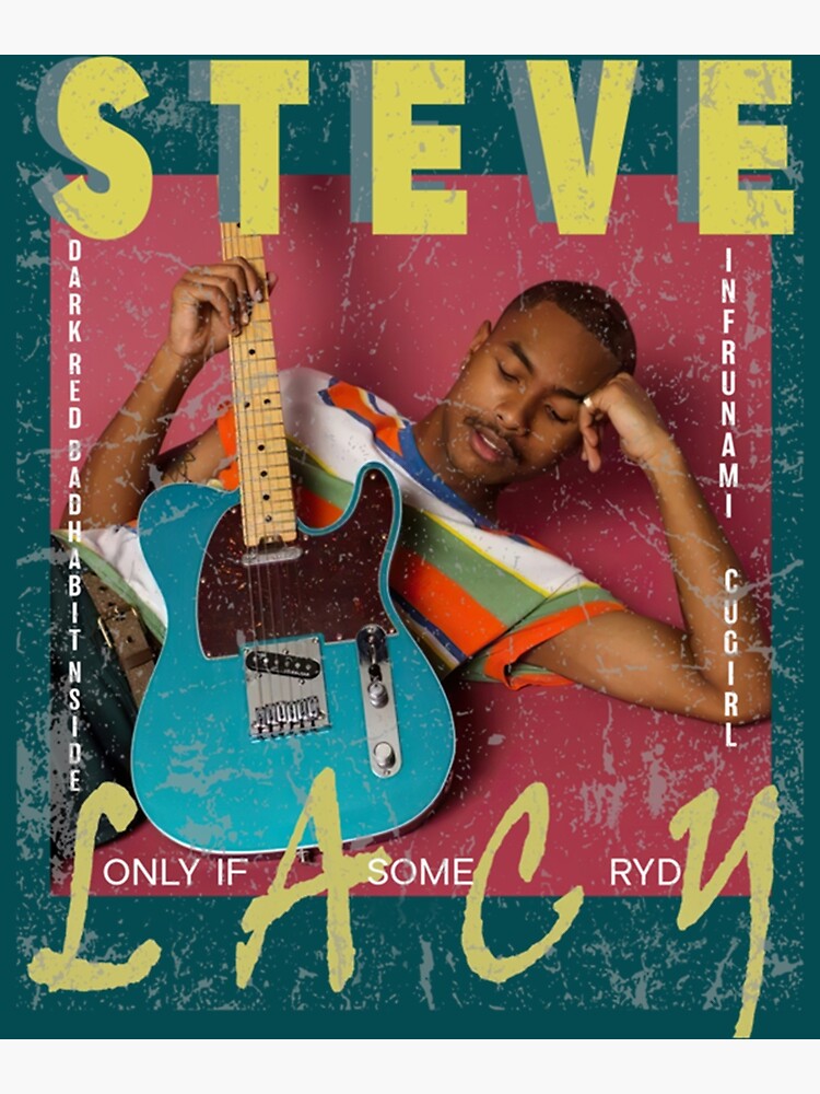"Steve Lacy Guitarist retro drawing " Poster for Sale by