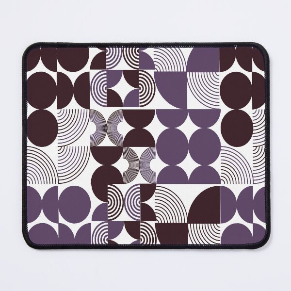 Item preview, Boho Geometric Circles- Aubergine designed and sold by studioarchive.