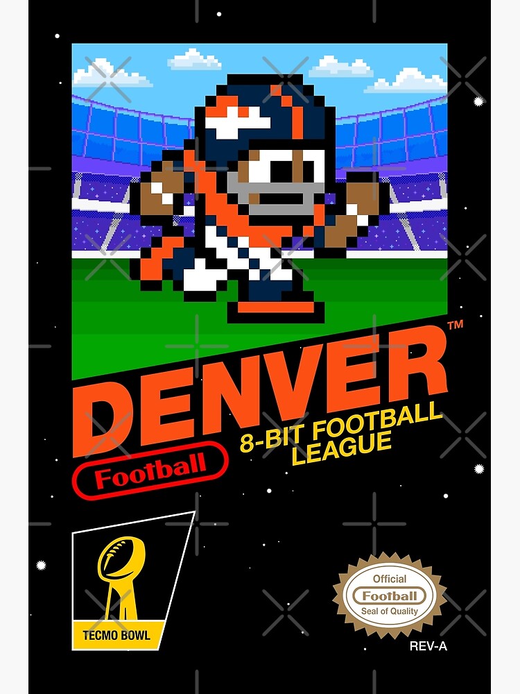 Demaryius Thomas DENVER BRONCOS PIXEL ART Poster