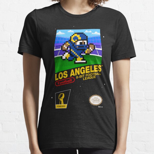 Los Angeles St. Louis Rams 6-bit Tecmo Bowl Video Gaer T Shirt