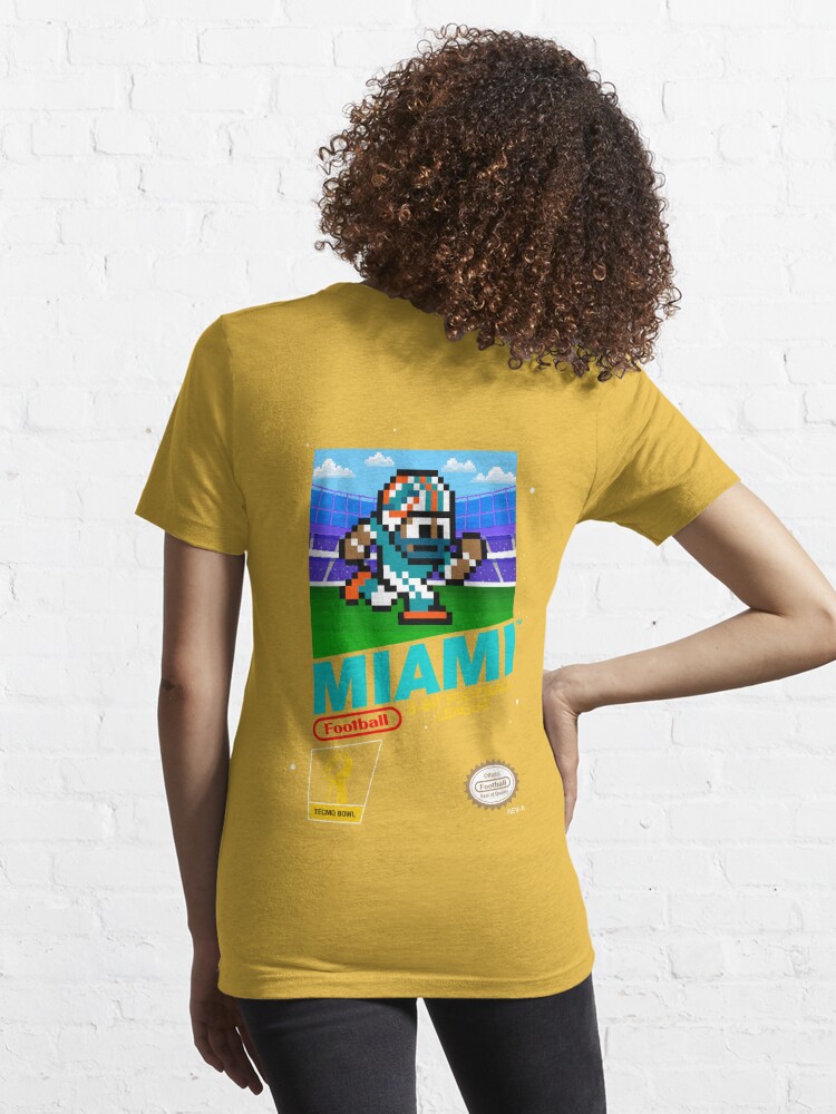 Miami Dolphins (Tecmo Super Bowl Football Player) Essential T-Shirt for  Sale by TheArmorsmith