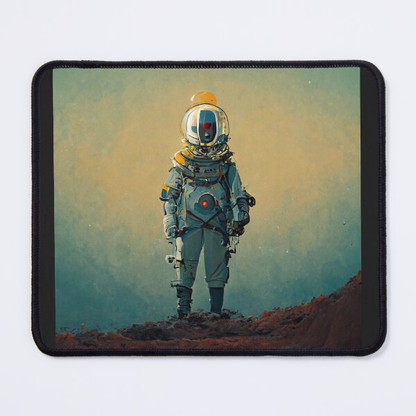 Item preview, Robot astronaut in a suit visiting a planet in space designed and sold by Paradigme.