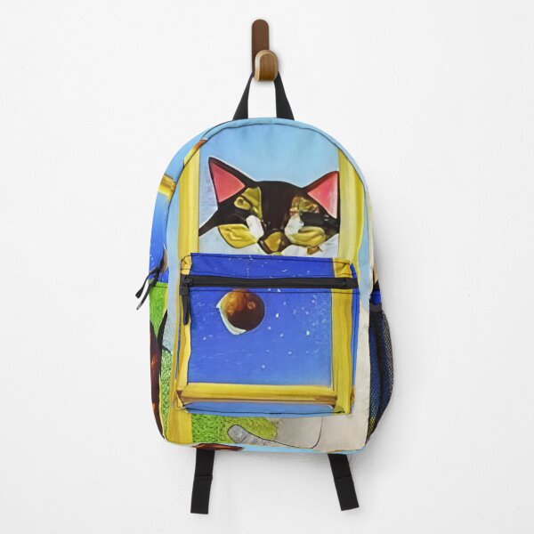 Item preview, Colorful cat in her playroom designed and sold by TeschWerks.