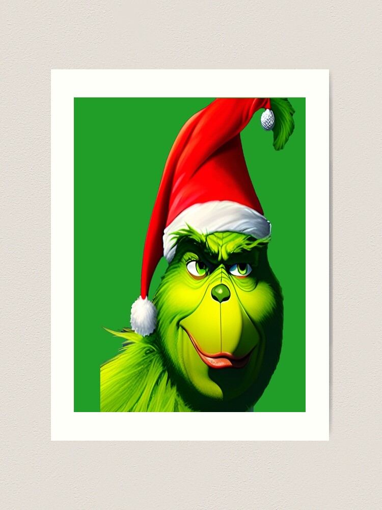 Grinch Xmas Sticker for Sale by PinkRhino24