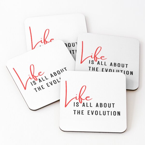 Item preview, Life is all About the Evolution - Motivational Quote - designed and sold by Jalib.
