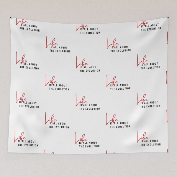 Item preview, Life is all About the Evolution - Motivational Quote - designed and sold by Jalib.