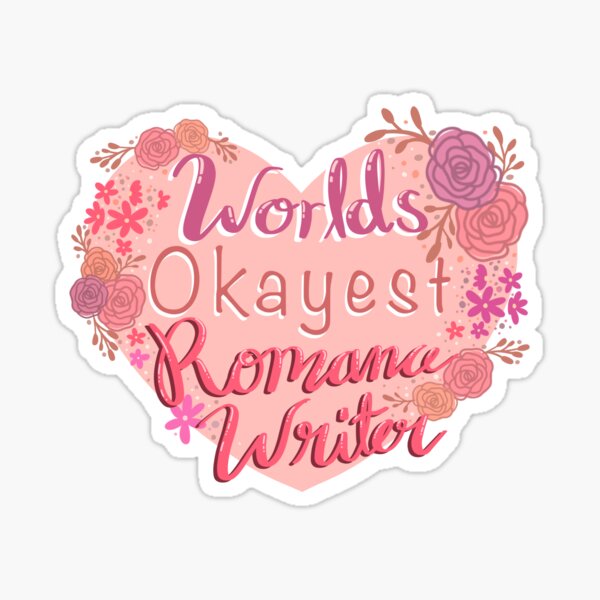 Artikel-Vorschau von Der Okayest Romance Writer der Welt, designt und verkauft von MandyRosko.
