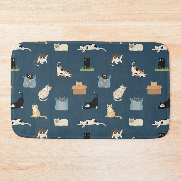 Item preview, Simple Cat Doodle Pattern/Sticker Pack designed and sold by BluebellPainter.