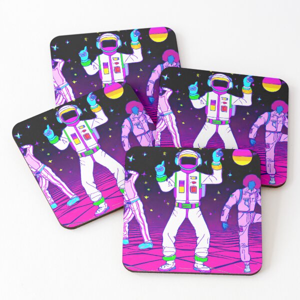 Item preview, Astronauts dancing in space  designed and sold by citypopstudio.