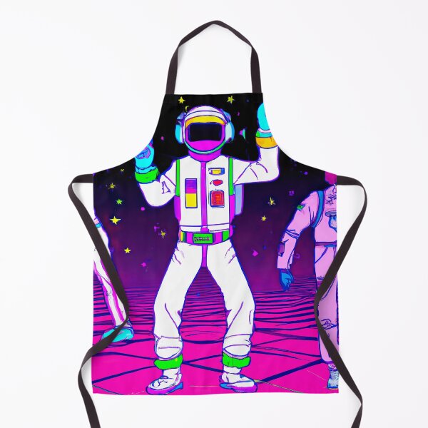 Item preview, Astronauts dancing in space designed and sold by citypopstudio.