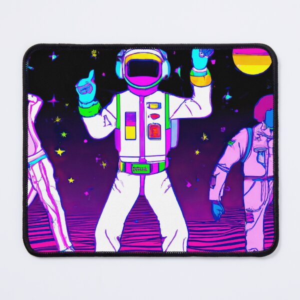 Item preview, Astronauts dancing in space designed and sold by citypopstudio.