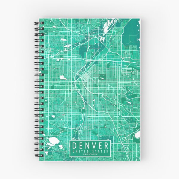 Item preview, Denver City Map of Colorado, USA - Watercolor designed and sold by deMAP.