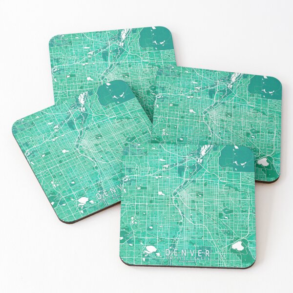 Item preview, Denver City Map of Colorado, USA - Watercolor designed and sold by deMAP.