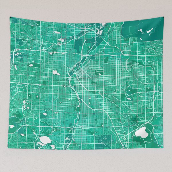Item preview, Denver City Map of Colorado, USA - Watercolor designed and sold by deMAP.