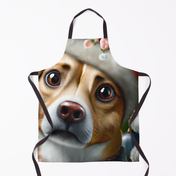 Item preview, Christmas Danish-Swedish Farmdog Wearing A Santa Hat designed and sold by ZenEverAI.