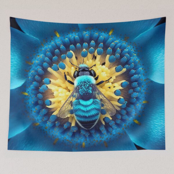 Item preview, BEE AND FLOWER, FLOWER and BEE  Midjourney Ai Artwork designed and sold by davidjulie.