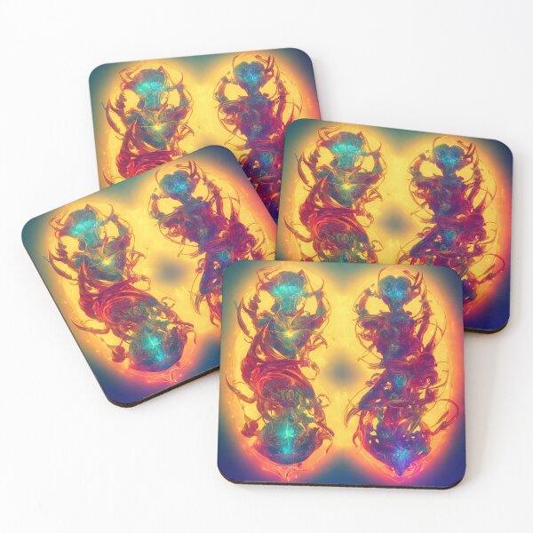 Item preview, Gemini zodiac sign, glowing vivid colors,illustrative art, artist interpretation, concept art designed and sold by LoveZodiac.