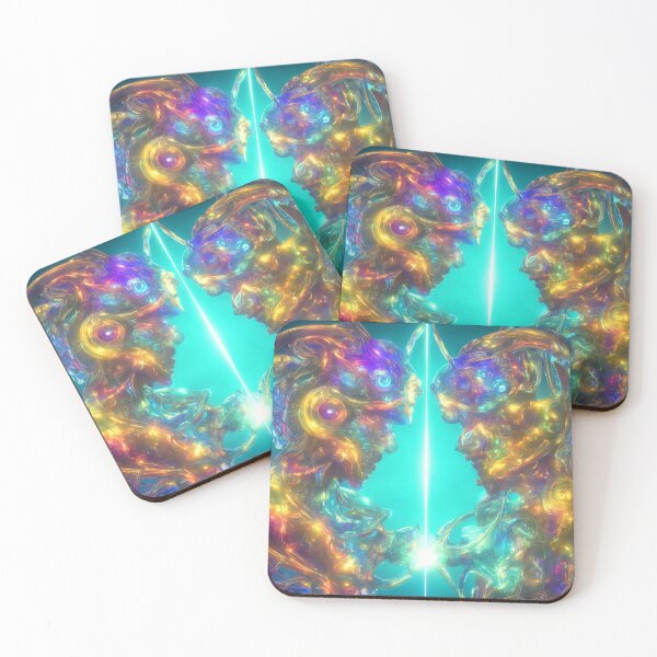 Item preview, Gemini zodiac sign, glowing vivid colors,illustrative art, artist interpretation, concept art designed and sold by LoveZodiac.