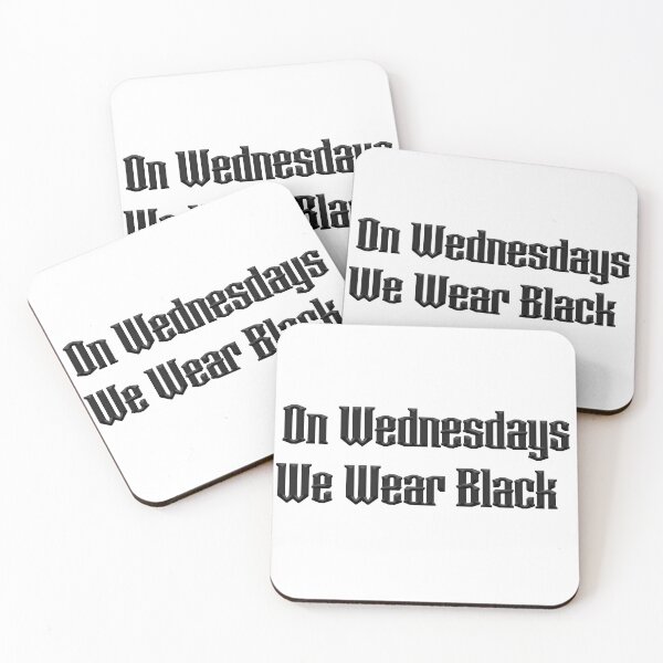 Item preview, Wednesday we wear black  designed and sold by SouthKarolina.