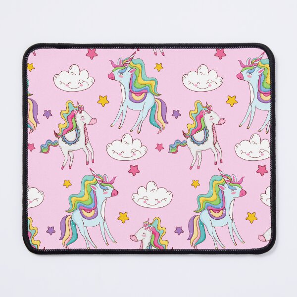 Item preview, Seamless Pink Unicorn Pattern designed and sold by XbaeX.