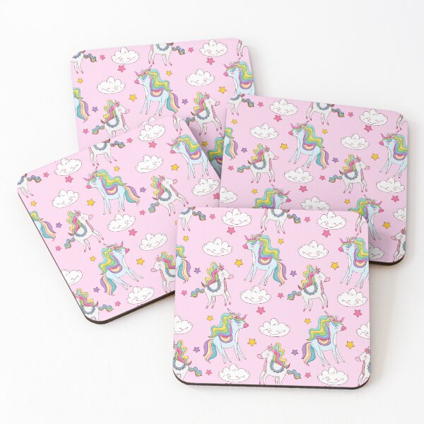 Item preview, Seamless Pink Unicorn Pattern  designed and sold by XbaeX.