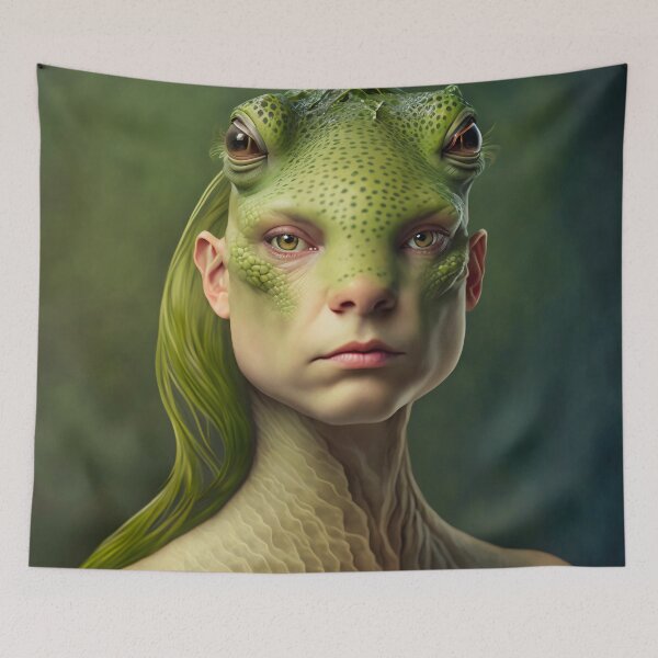 Item preview, Frog Girl designed and sold by Gallery of Weirdness.