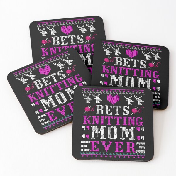 Item preview, BEST KNITTING MOM EVER designed and sold by Hussain Shirts.