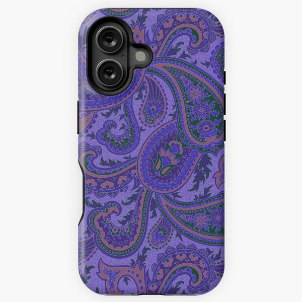Item preview, Paisley Print "Sky" Periwinkle Paisley Colors designed and sold by OutshineAll.