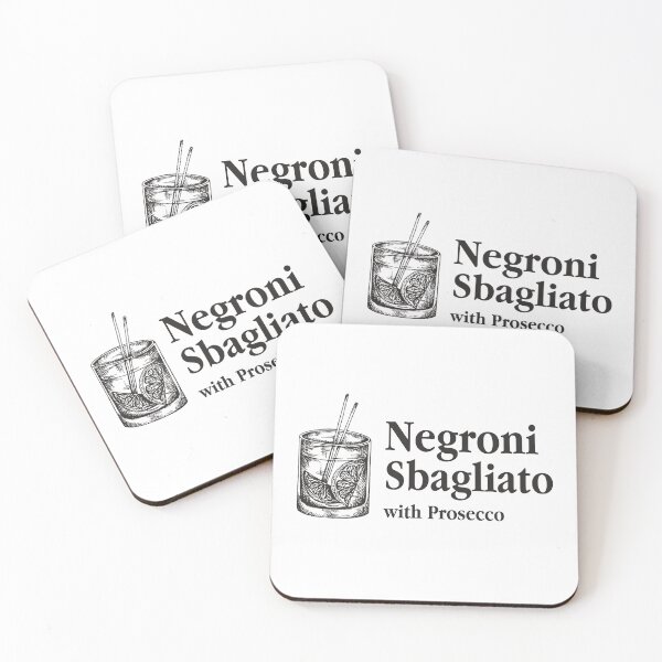 Item preview, Negroni Sbagliato with Prosecco Sticker designed and sold by xenocene.